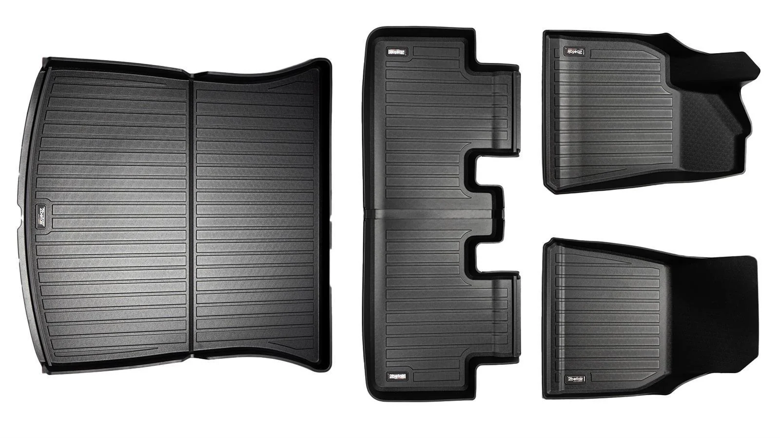 2befair Premium Gummimatten Gesamtset für das Tesla Model Y - Image 21